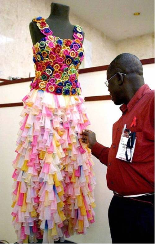 condom-prom-dress. Share this: Share